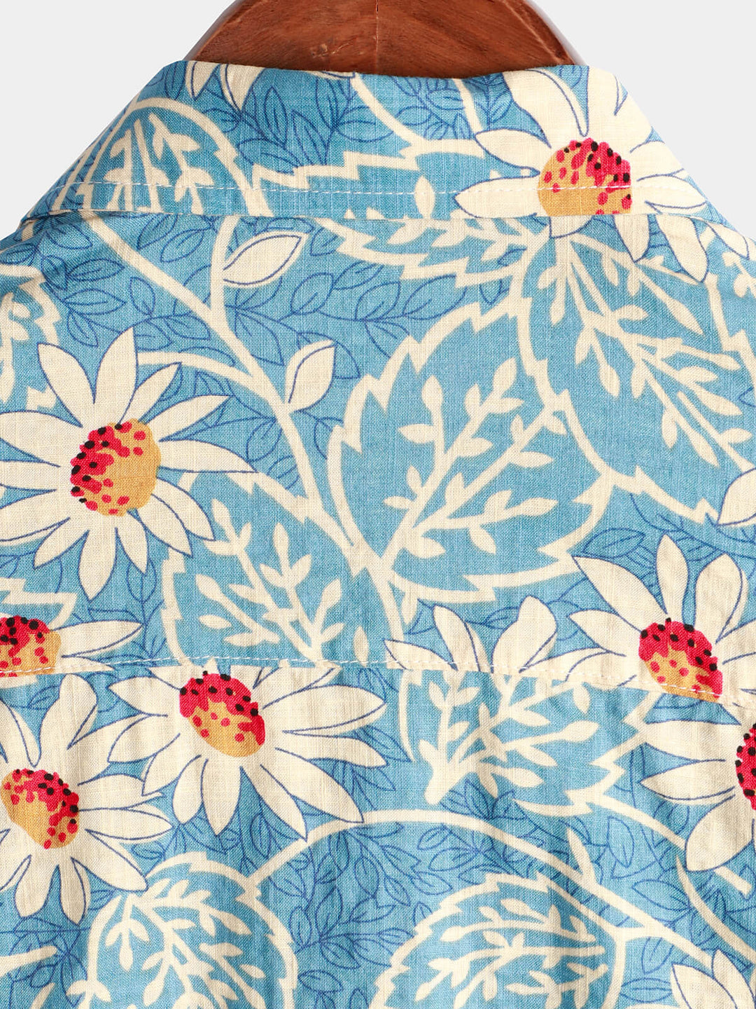 Chemise à fleurs hawaïenne en coton rétro pour homme