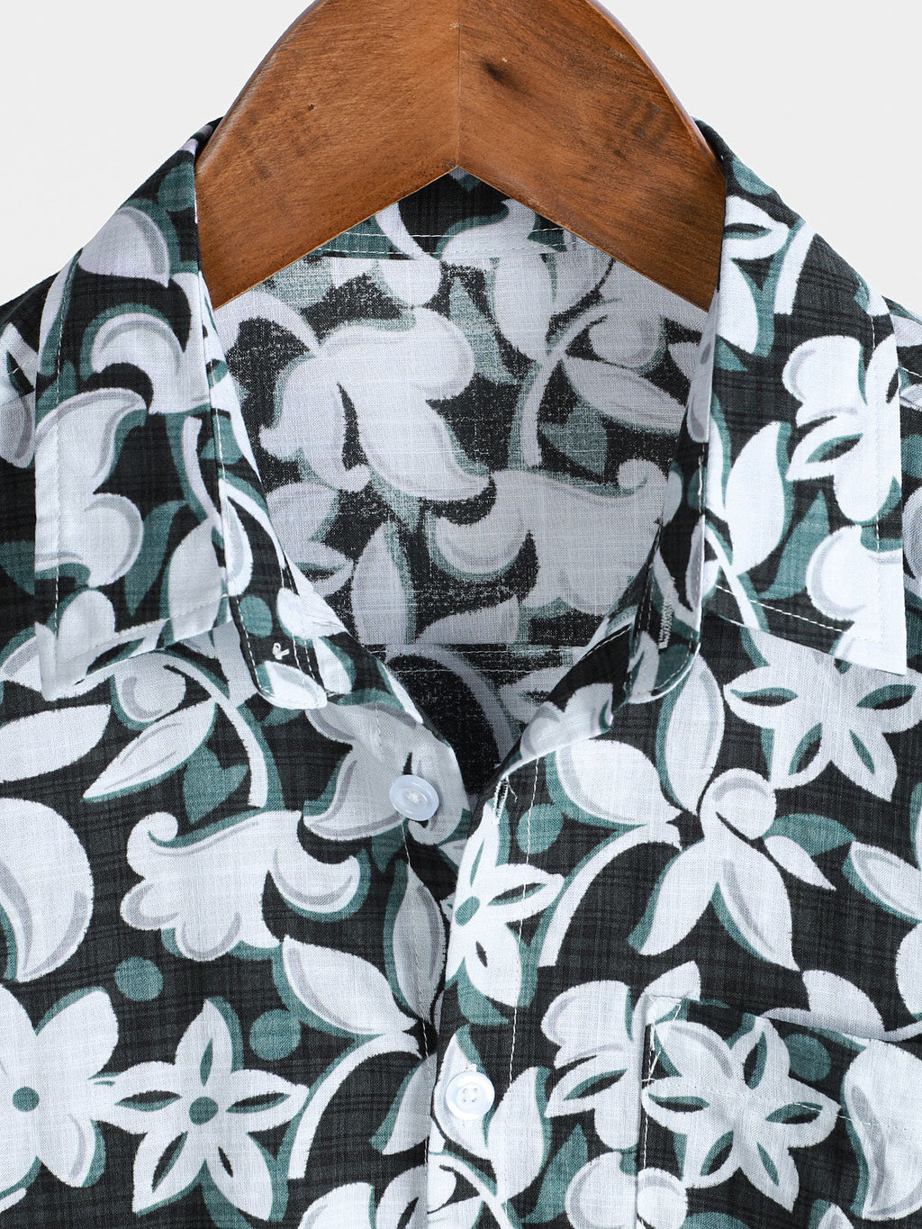 Chemise de vacances à manches courtes pour homme, motif floral tropical vintage