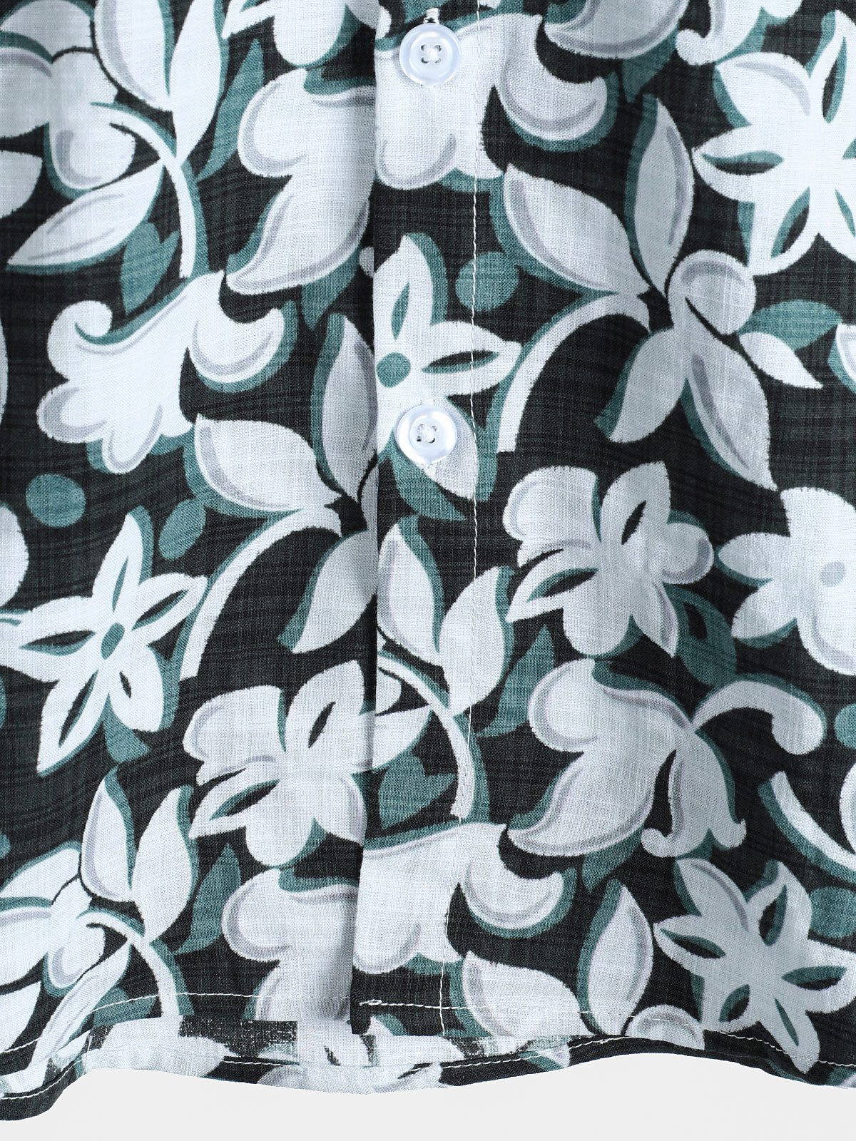 Chemise de Vacances Tropicale Vintage Florale à Manches Courtes pour Homme