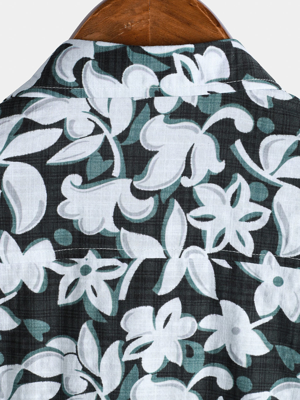 Chemise de Vacances Tropicale Vintage Florale à Manches Courtes pour Homme