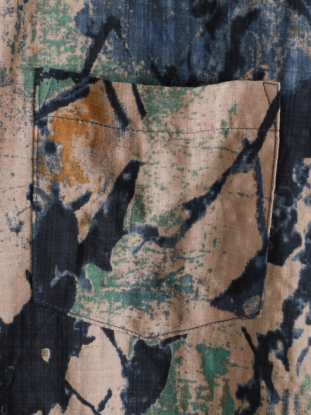Chemise boutonnée à manches courtes pour homme, motif abstrait, idéale pour les vacances, été