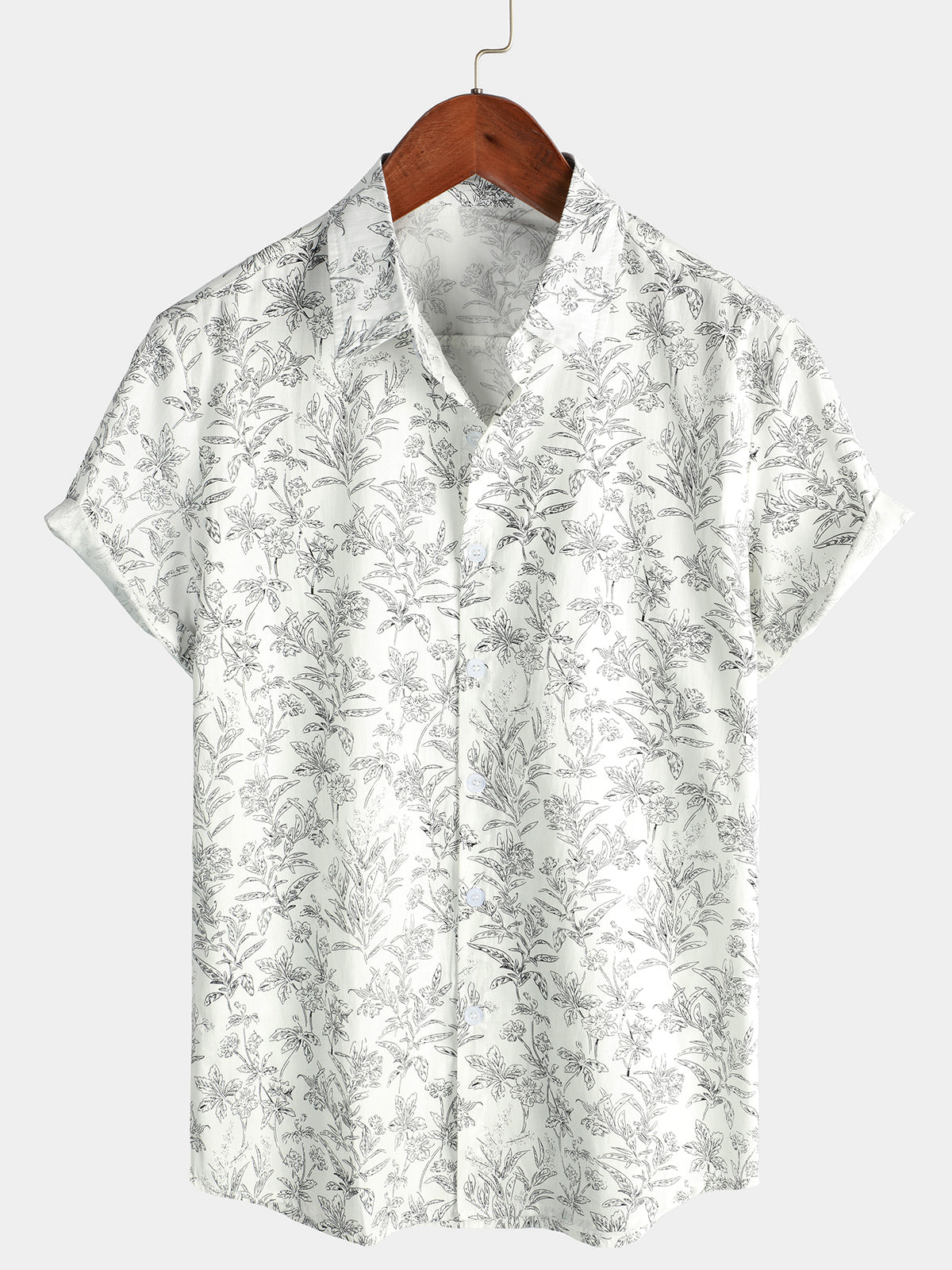 Chemise Hawaïenne à Imprimé Floral pour Homme - Été
