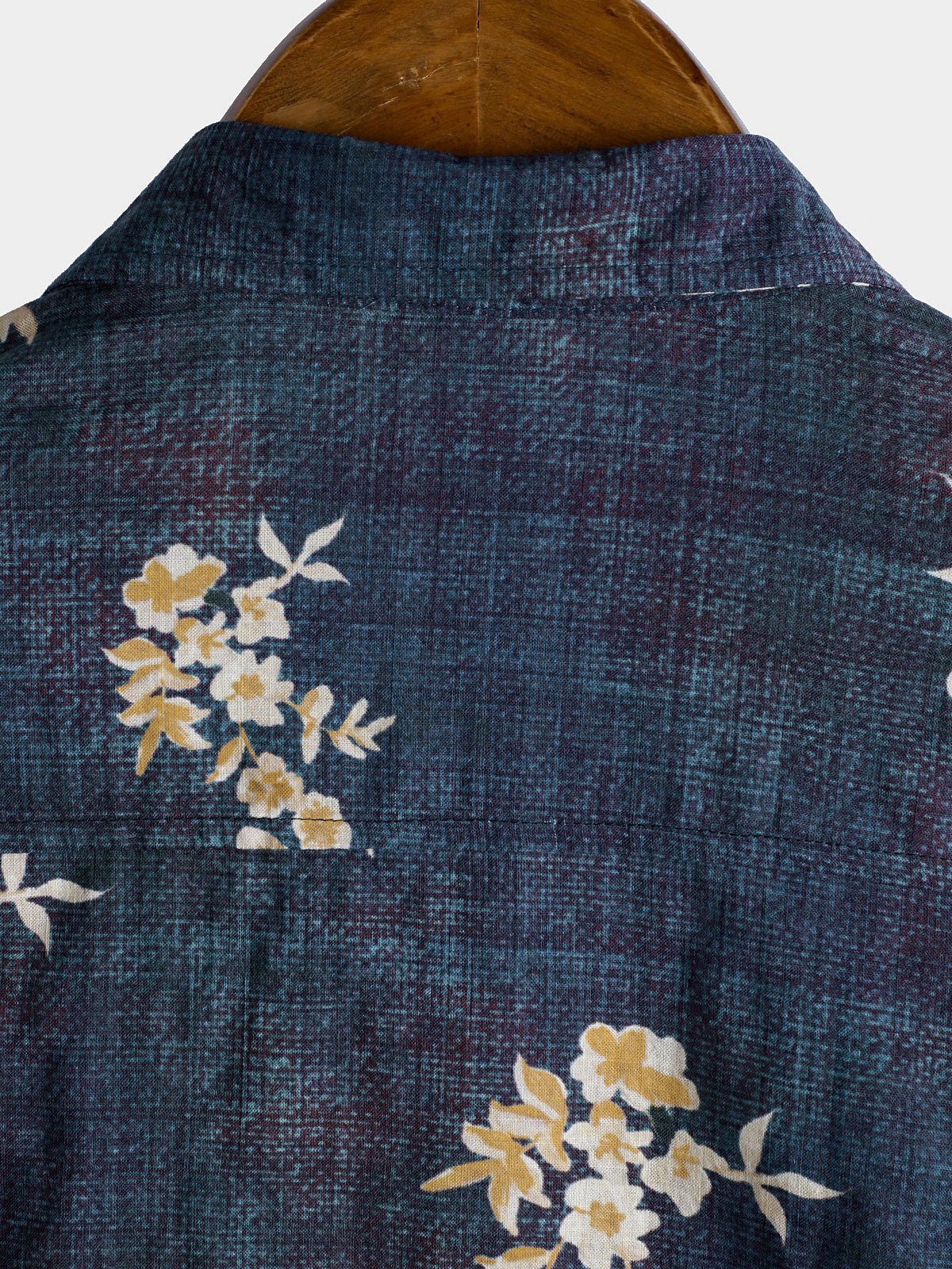 Chemise boutonnée décontractée à manches courtes et imprimé floral pour homme