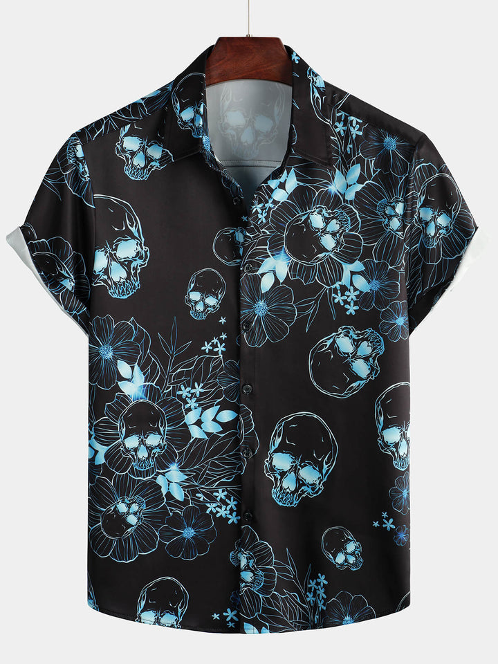 Gilles — Chemise Crâne Floral