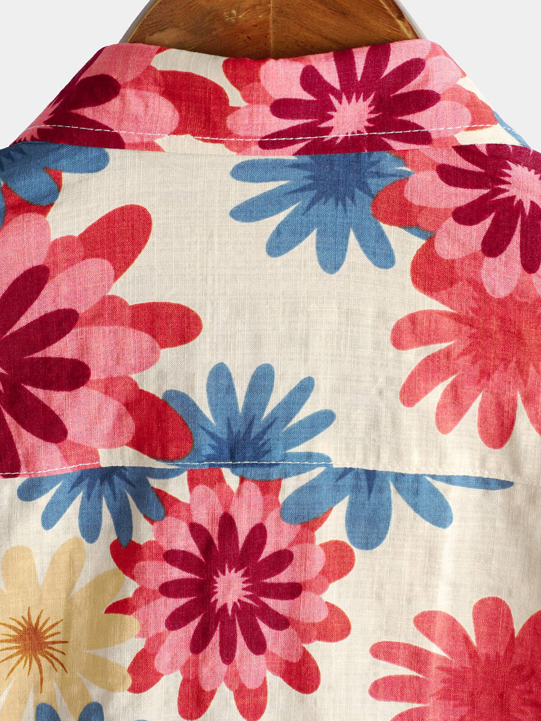 Chemise hawaïenne boutonnée à manches courtes pour hommes