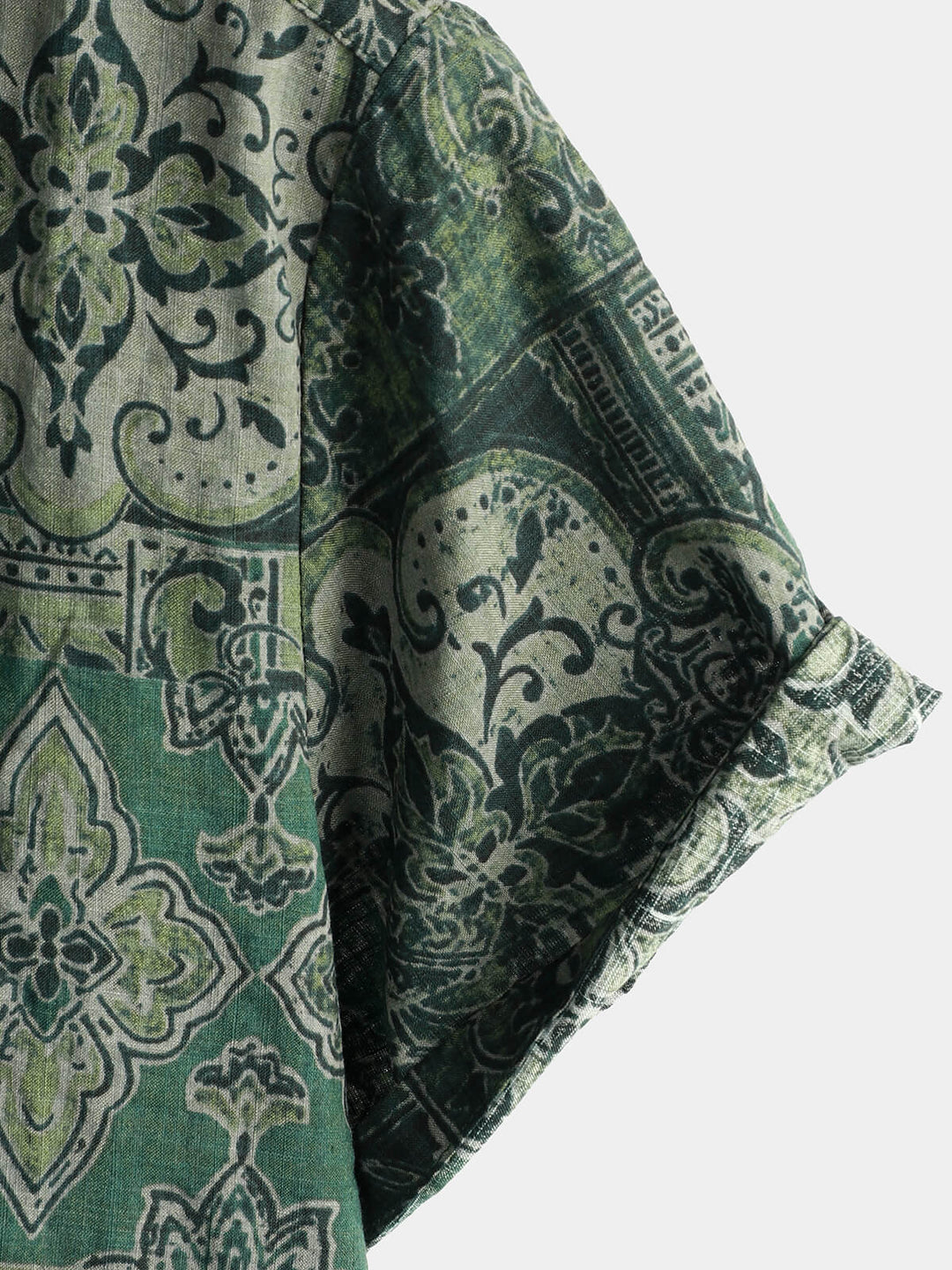 Paisley — Chemise Paisley Verte