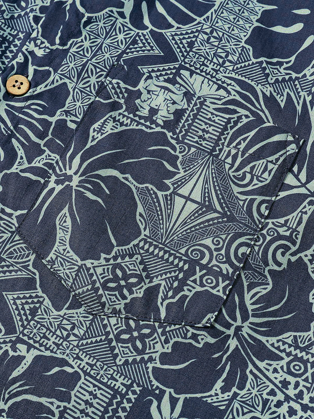 Chemise Homme à Motif Feuilles Tropicales Hawaïennes Style Vacances Plage Manches Courtes