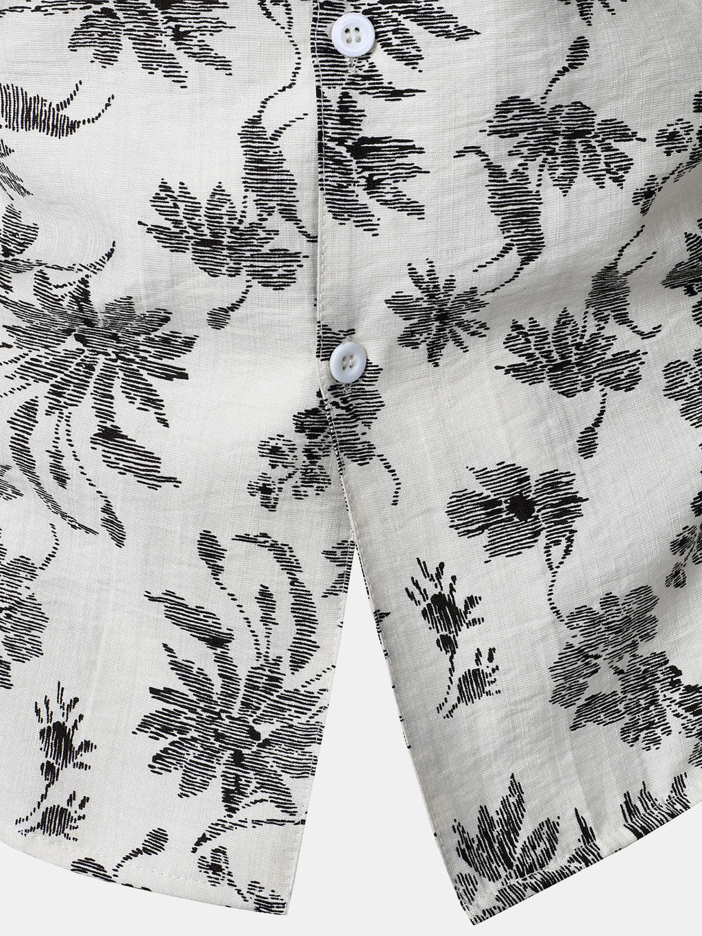 Chemise Hawaïenne Homme Manches Courtes à Poche Imprimé Floral