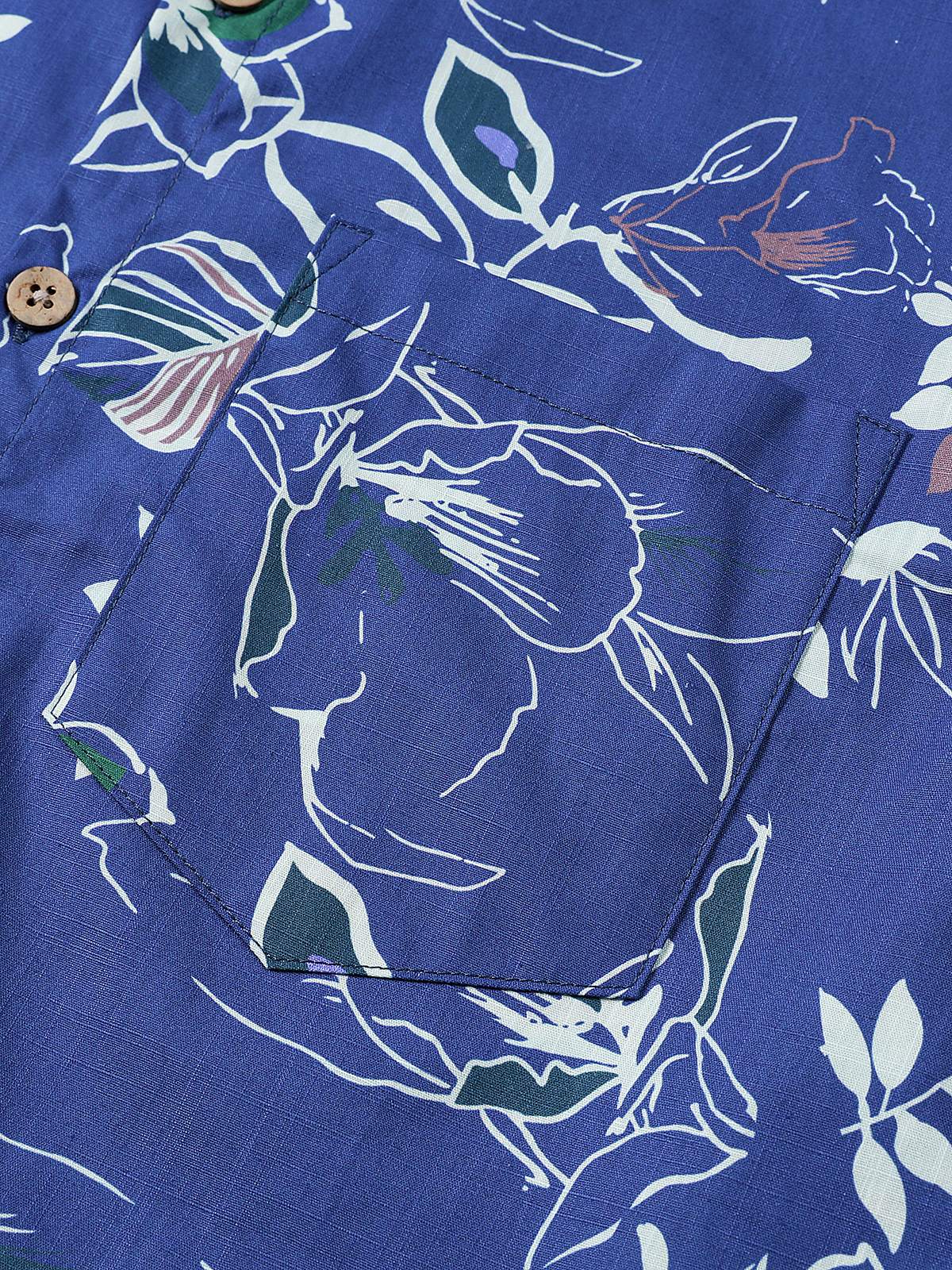 Chemise Homme Style Plage et Détente Tropicale en Coton à Manches Courtes