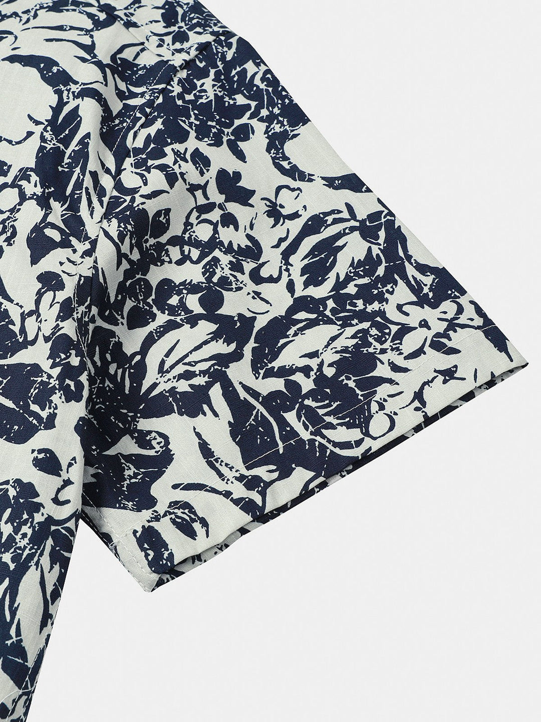 Chemise Homme en Coton Respirant Style Bord de Mer Vacances à Manches Courtes