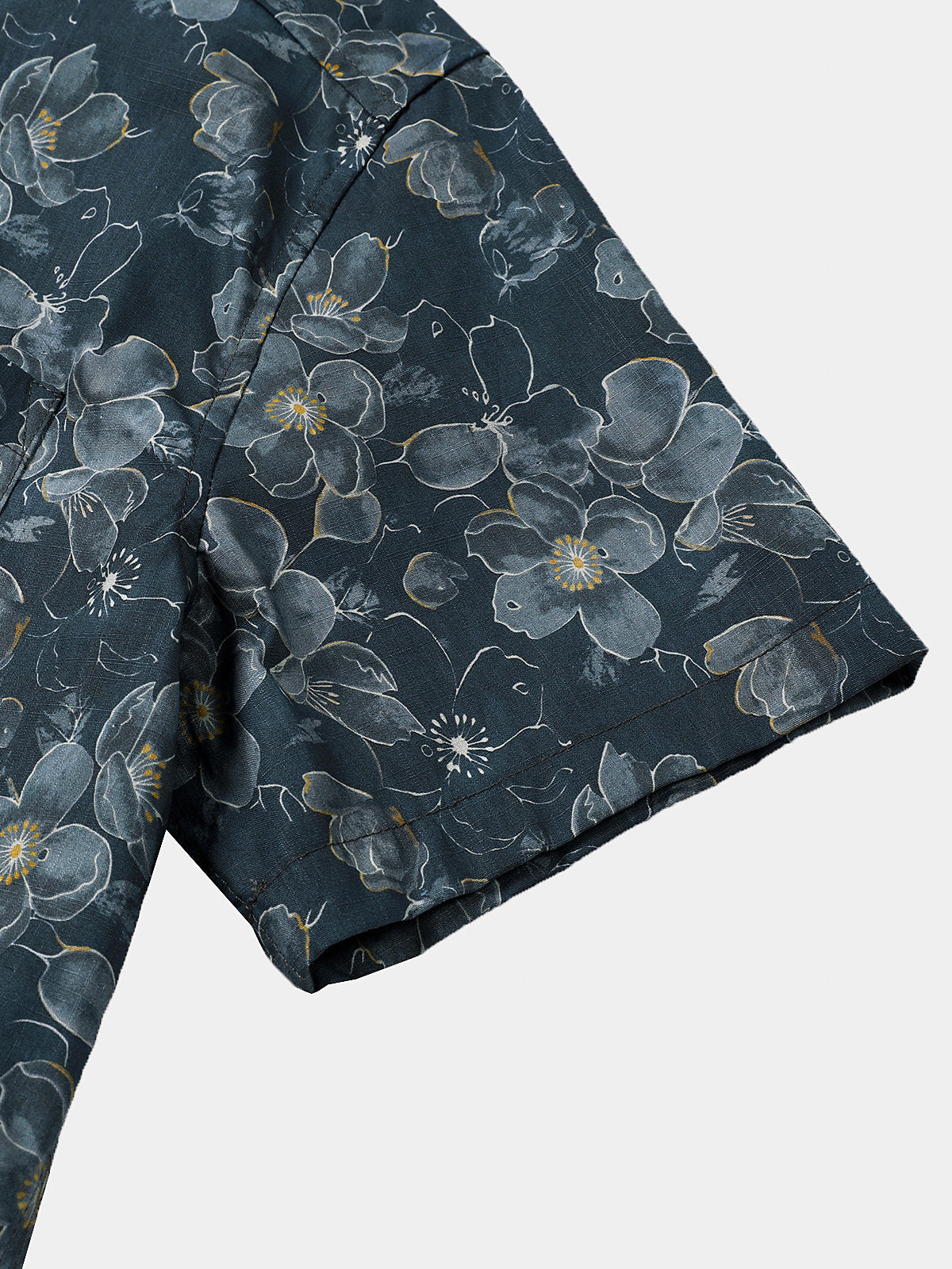Chemise Homme Florale Bohème Manches Courtes
