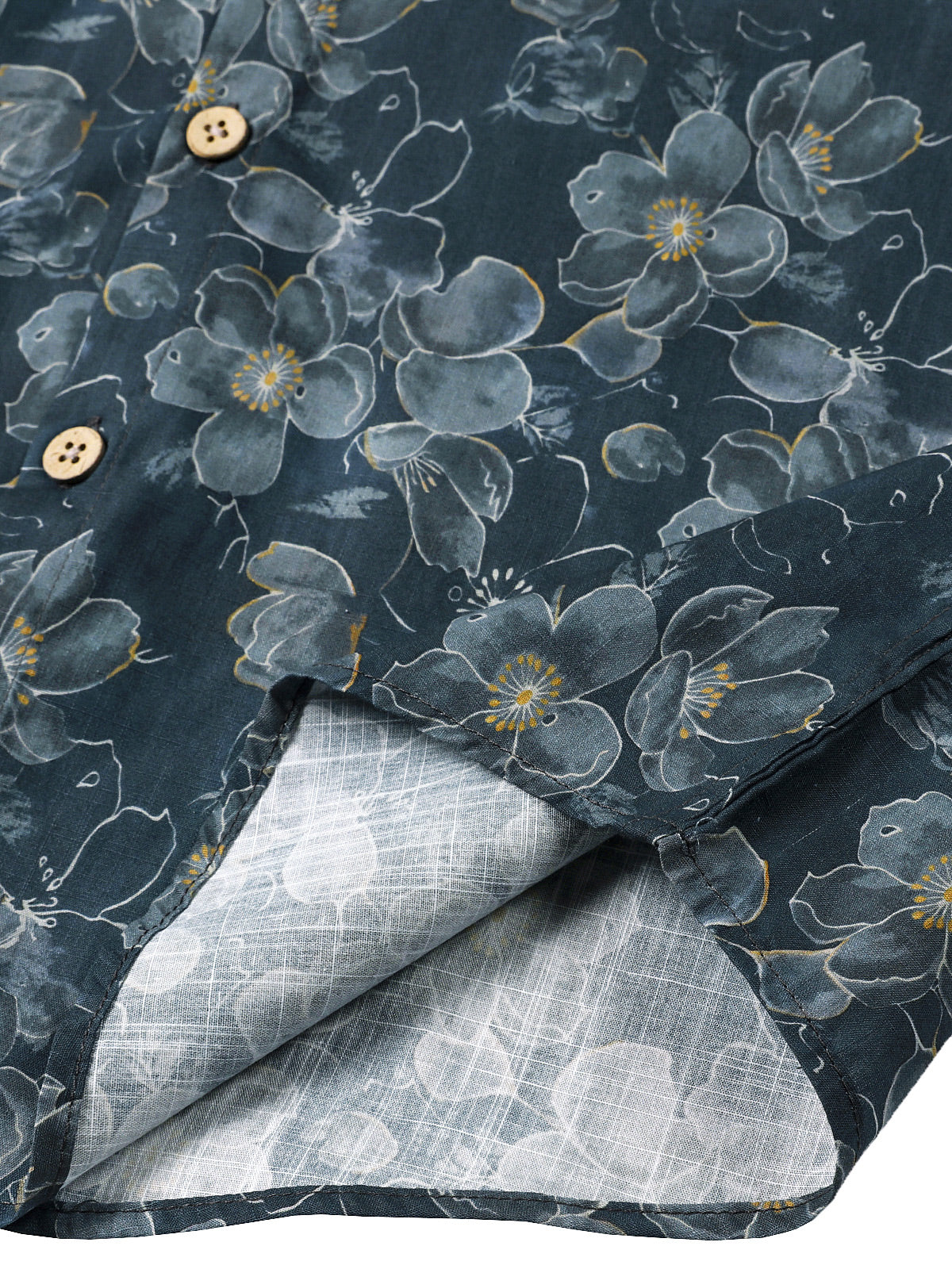 Chemise Homme Florale Bohème Manches Courtes