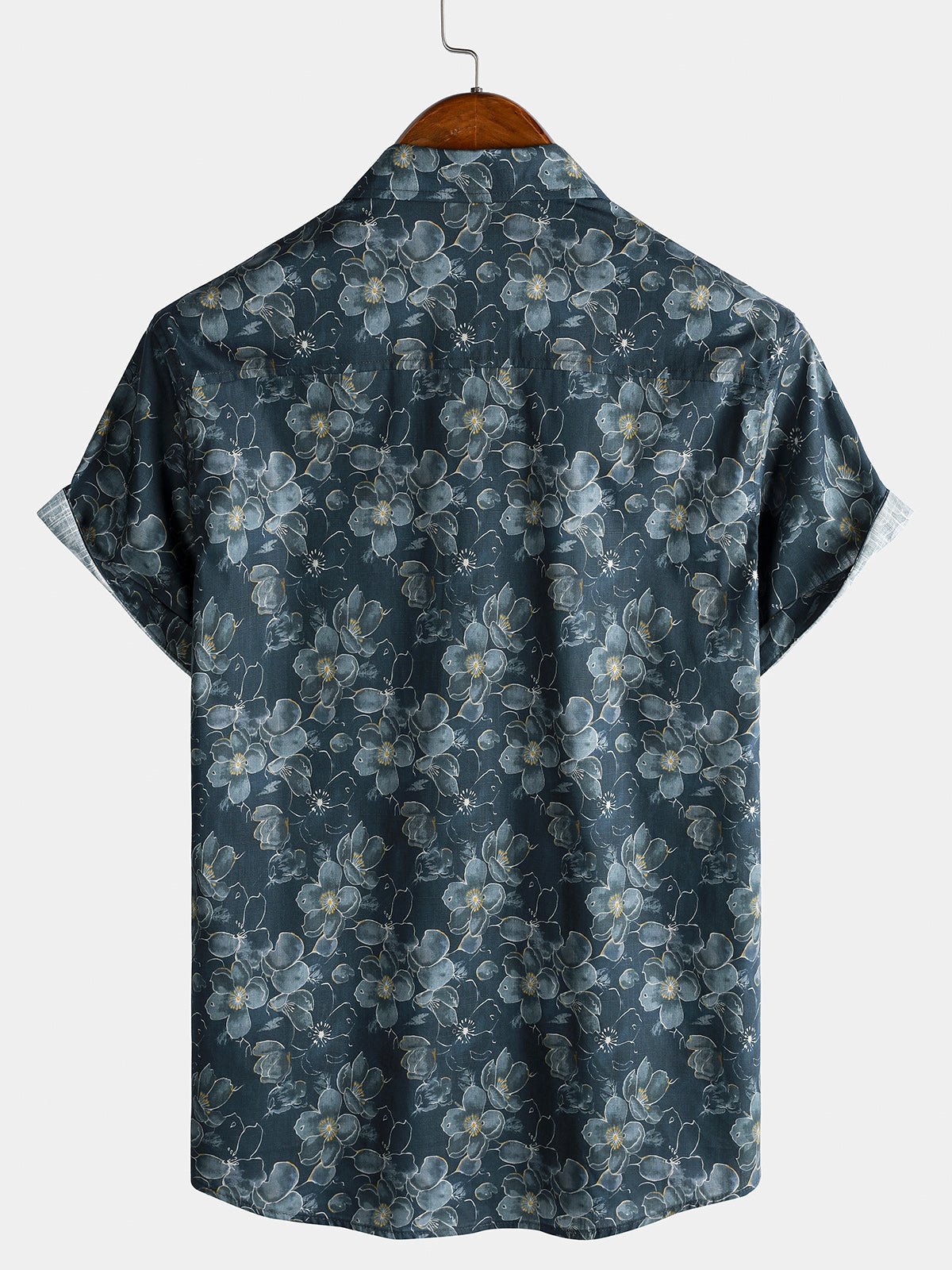 Chemise Homme Florale Bohème Manches Courtes