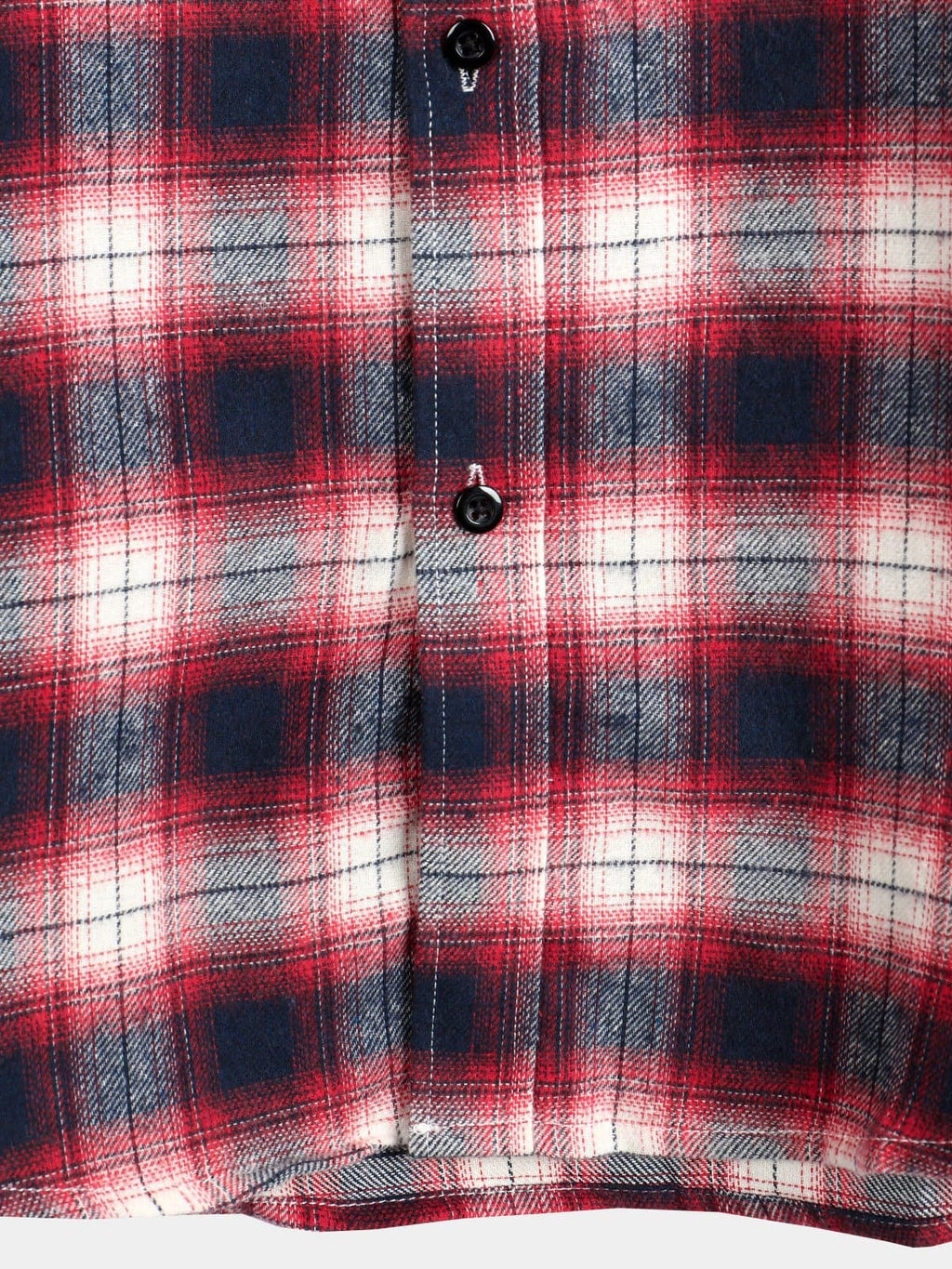 Chemise coupe classique en flanelle à carreaux