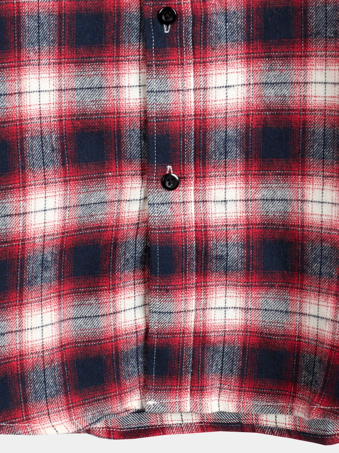 Chemise coupe classique en flanelle à carreaux