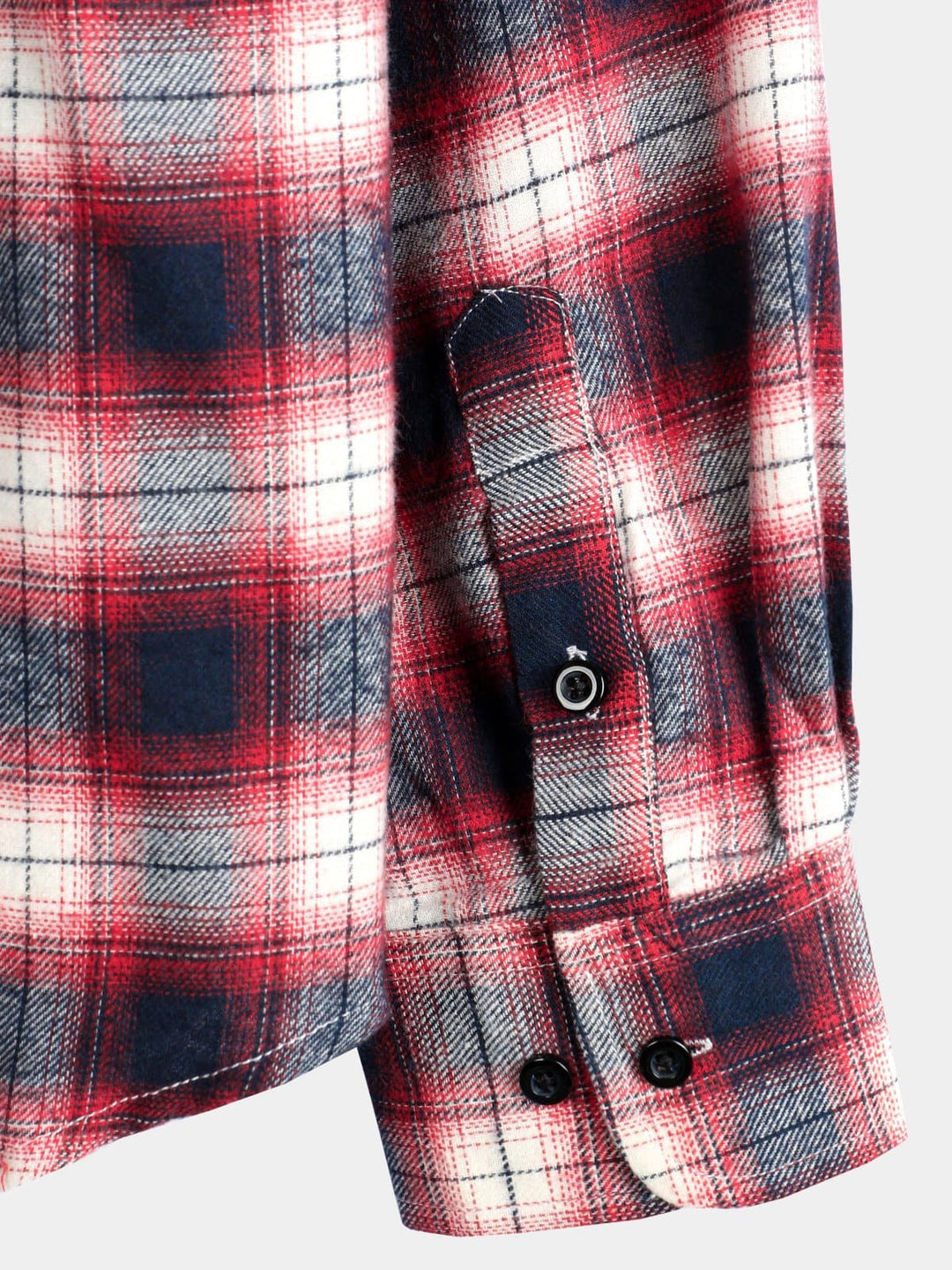 Chemise coupe classique en flanelle à carreaux