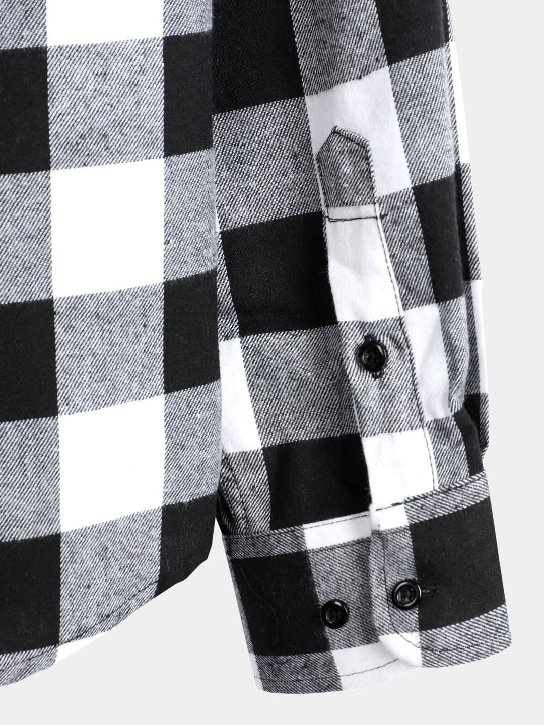 Chemise coupe classique en flanelle à carreaux