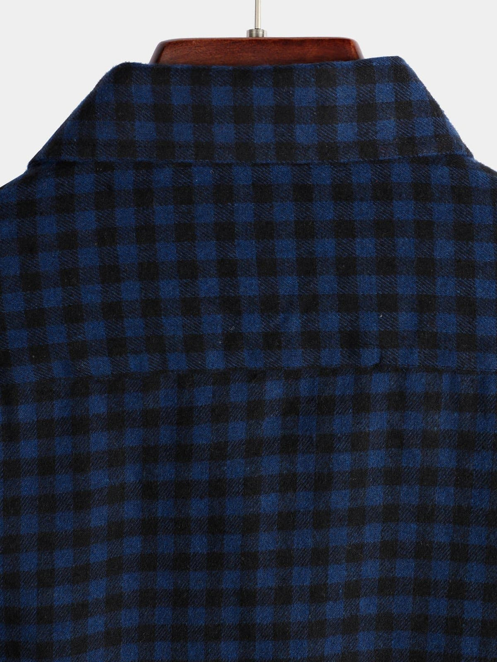 Chemise coupe classique en flanelle à carreaux