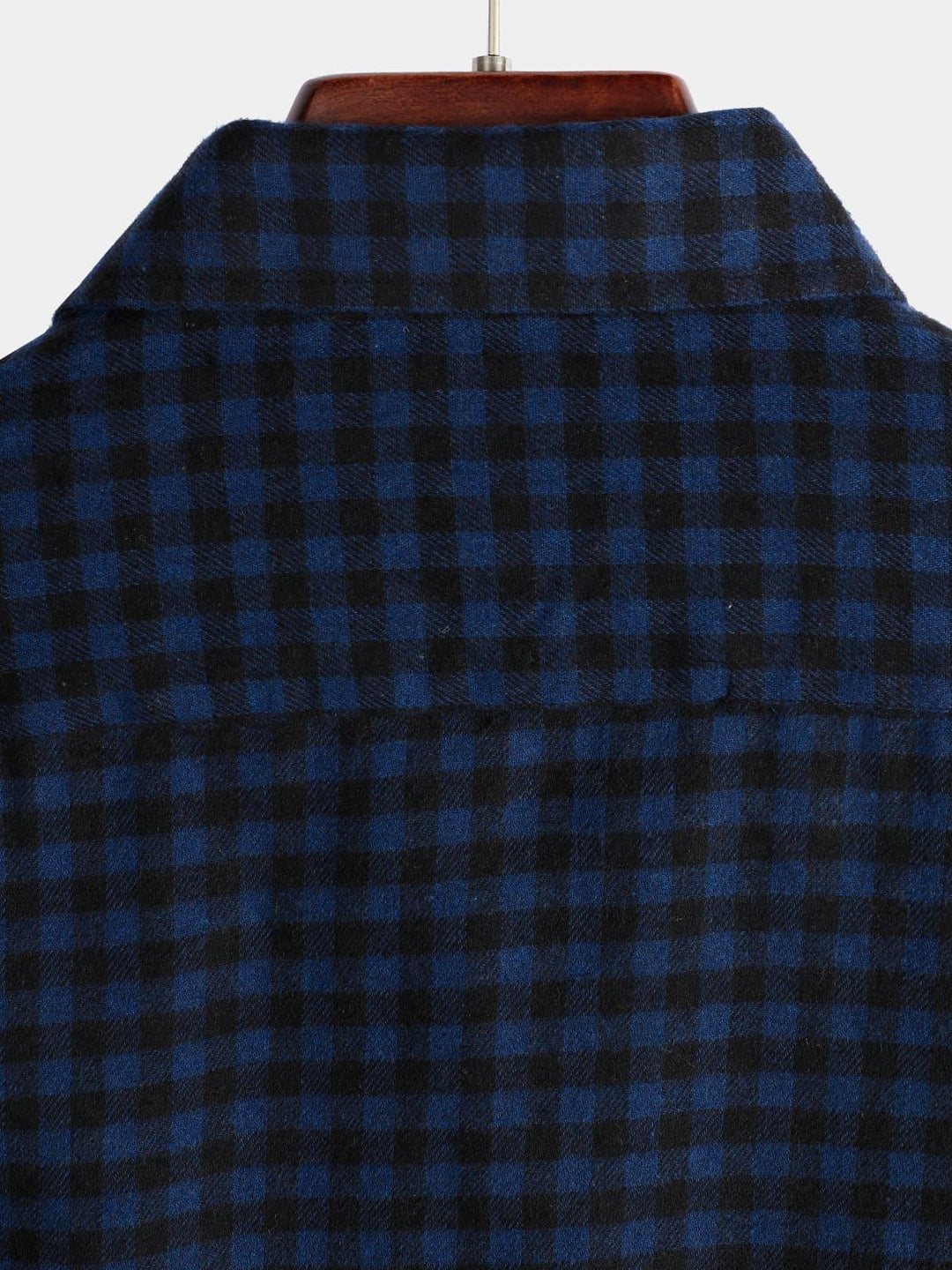 Chemise coupe classique en flanelle à carreaux