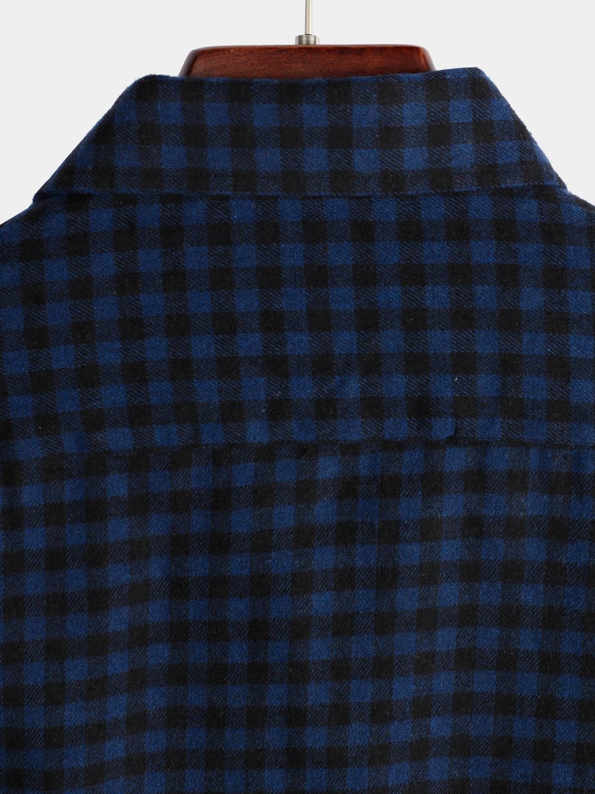 Chemise coupe classique en flanelle à carreaux