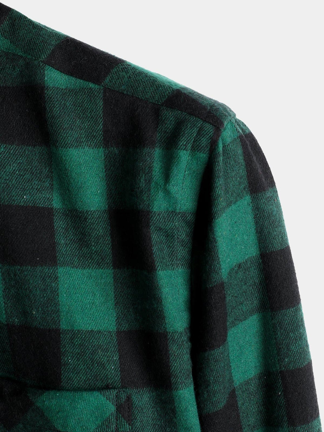 Chemise coupe classique en flanelle à carreaux