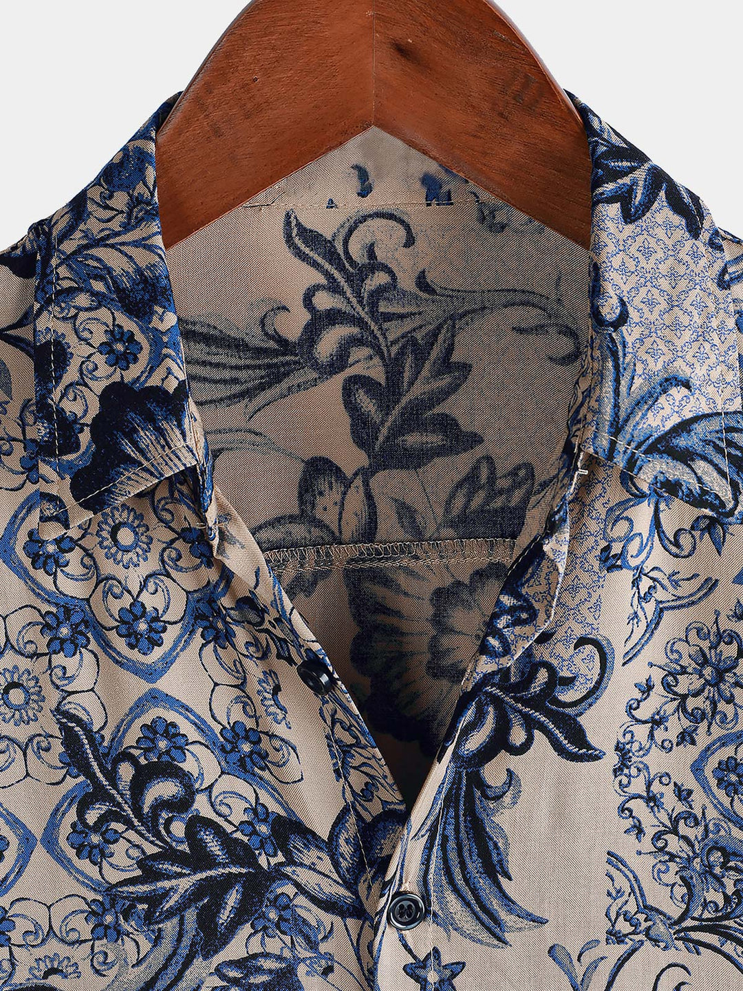 Chemise hawaïenne à manches courtes pour homme, motif floral, idéale pour la plage ou l&