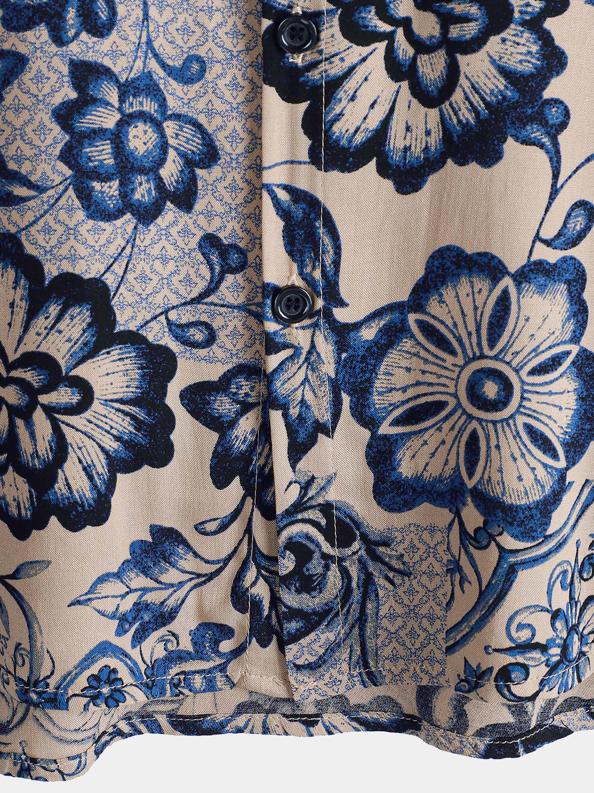 Chemise hawaïenne à manches courtes pour homme, motif floral, idéale pour la plage ou l'été