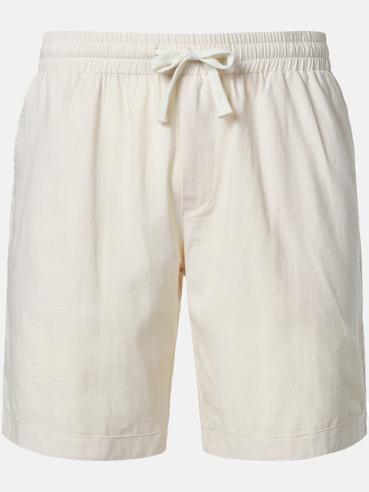 Pantalons Courts Décontractés en Lin et Coton Respirants pour Homme