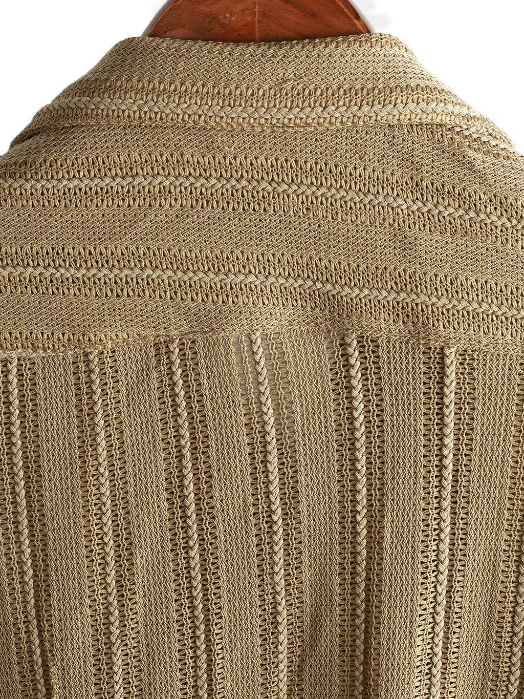 Chemise d'été en dentelle à manches courtes pour hommes, décontractée avec boutons, idéale pour la plage