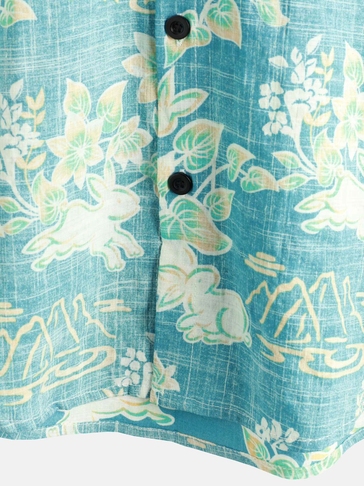 Chemise à boutons à manches courtes avec imprimé floral tropical hawaïen vintage pour homme