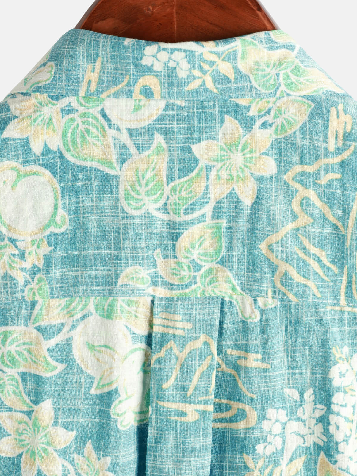 Chemise boutonnée à manches courtes pour homme avec imprimé floral tropical hawaïen vintage