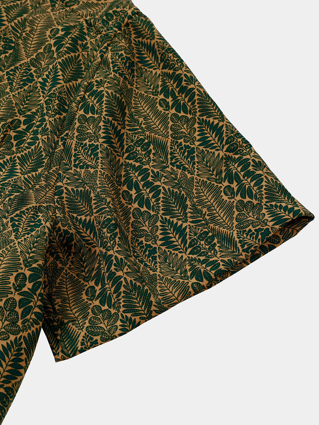 Chemise Homme d’Été Imprimé Botanique à Manches Courtes