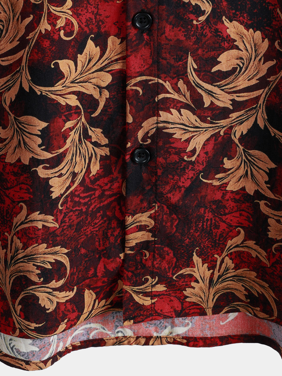Chemise Homme Fleurie Vintage Manches Courtes Style Hawaïen Été