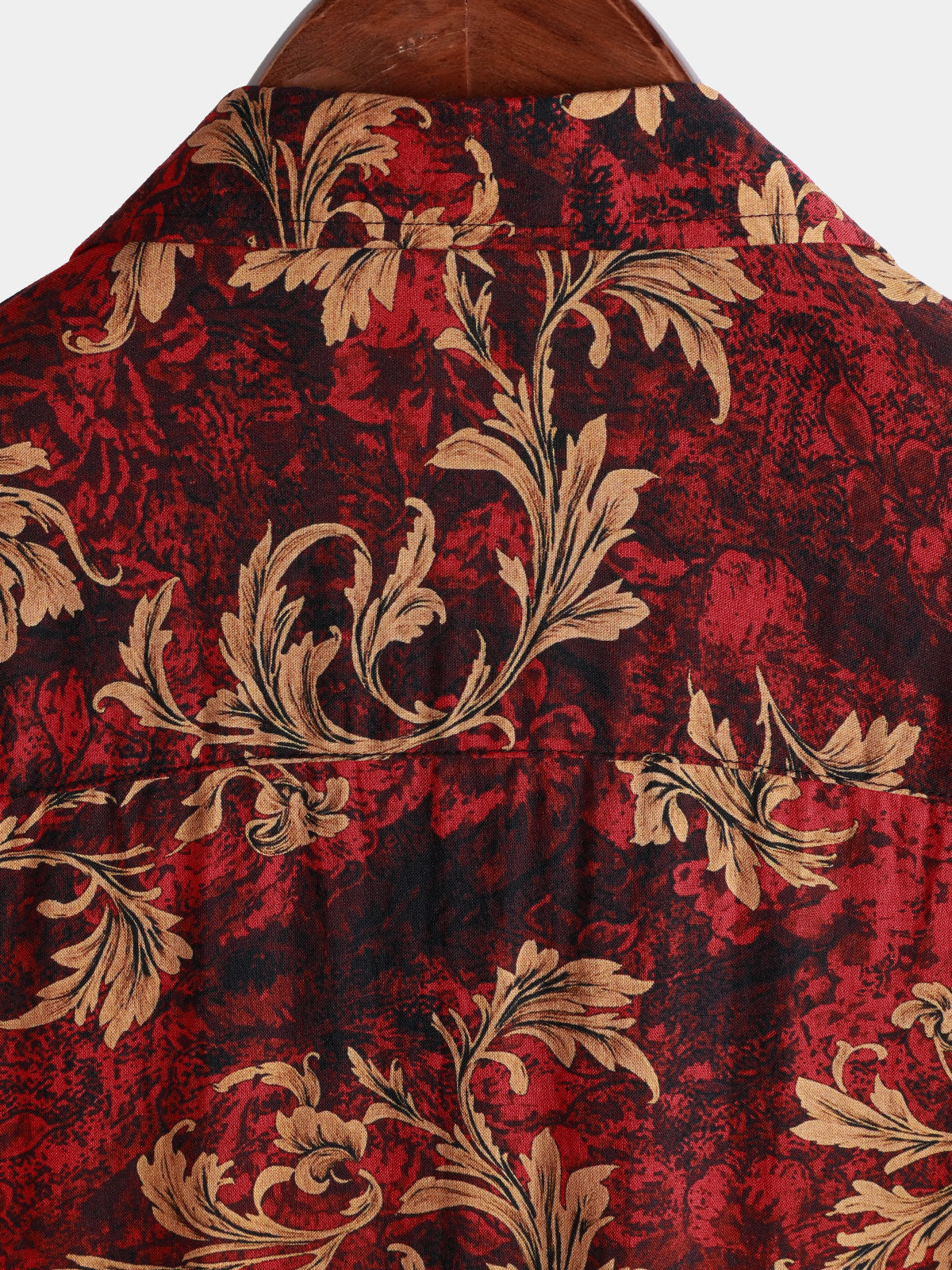 Chemise Homme Fleurie Vintage Manches Courtes Style Hawaïen Été