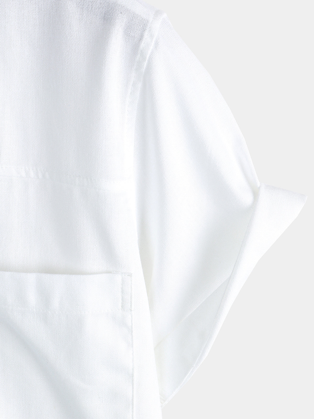 Chemise à Manches Courtes avec Poches sur la Poitrine pour Homme