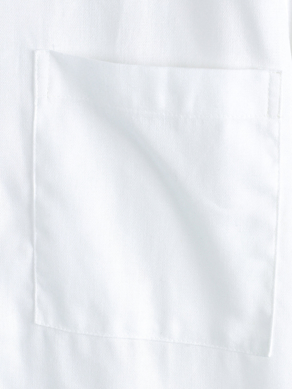 Chemise à manches courtes en coton et lin avec poches poitrine pour hommes