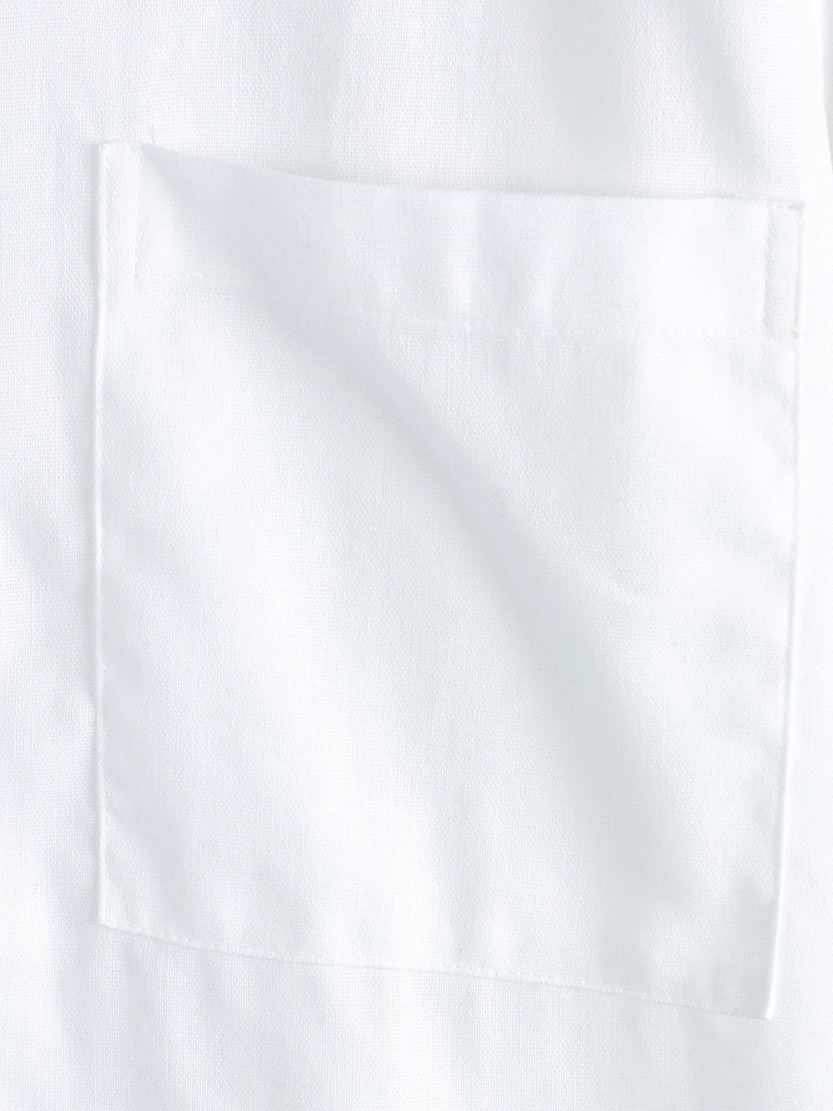 Chemise à manches courtes en coton et lin avec poches poitrine pour hommes