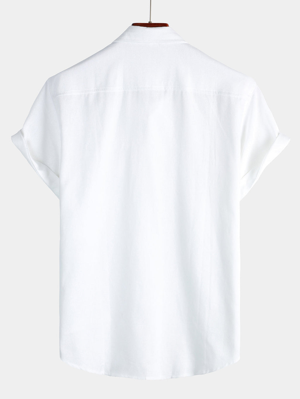 Chemise à Manches Courtes avec Poches sur la Poitrine pour Homme