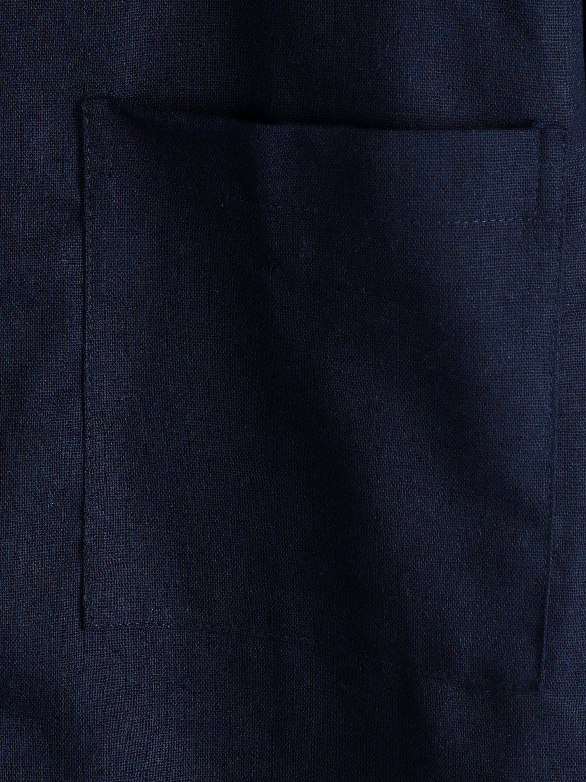 Chemise à Manches Courtes avec Poches Poitrine en Couleur Unie