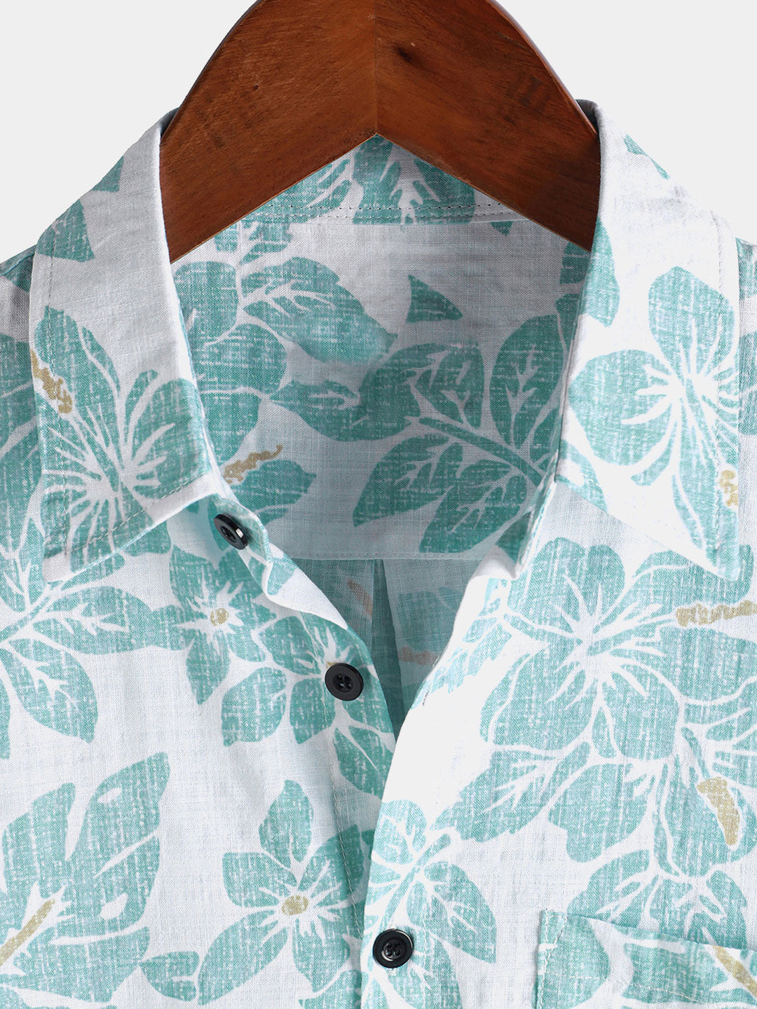 Chemise hawaïenne à manches courtes pour homme, motif floral, idéale pour la plage ou l&
