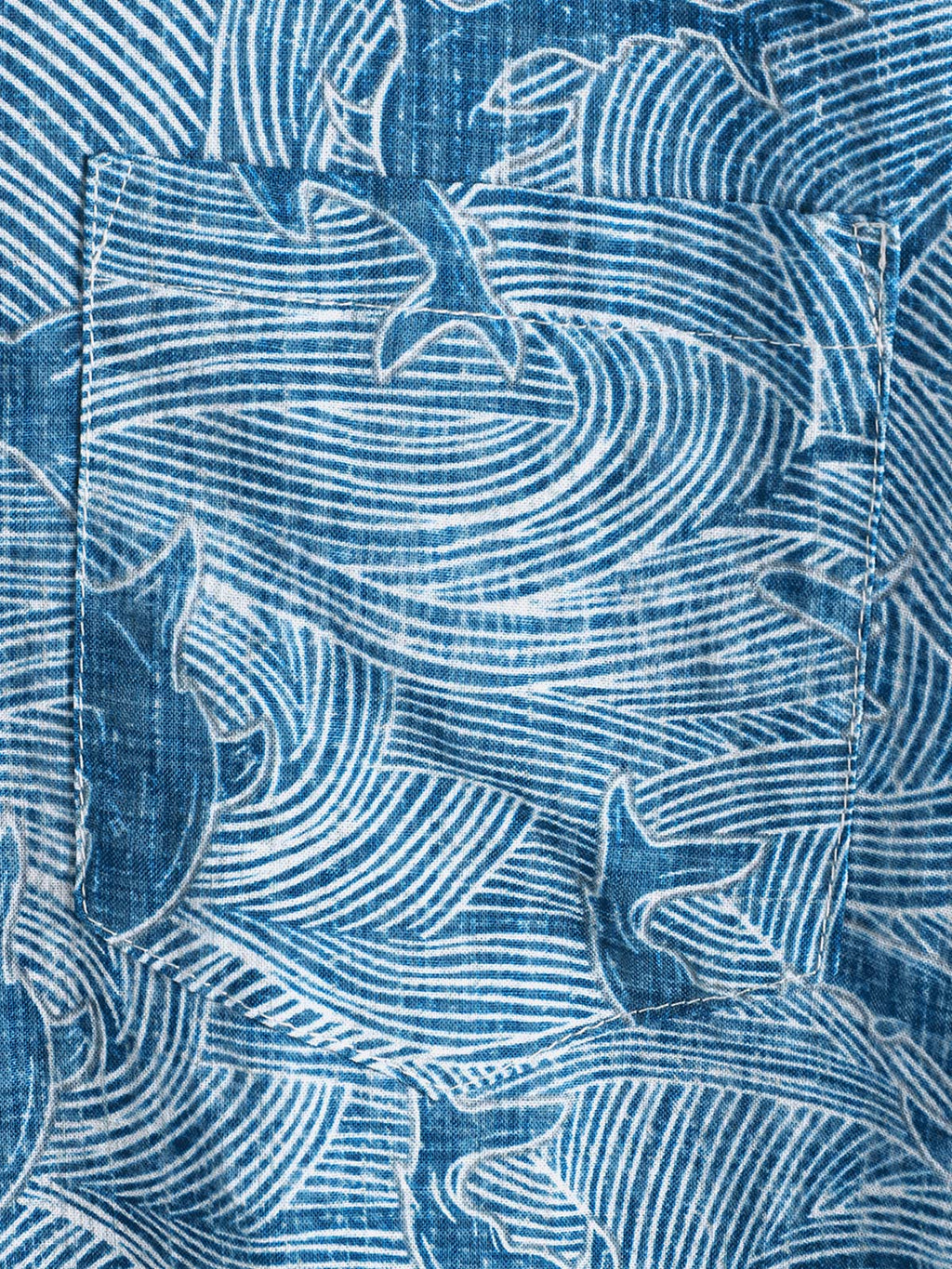 Chemise Hawaïenne à Manches Courtes pour Homme d'Été Ocean Shark