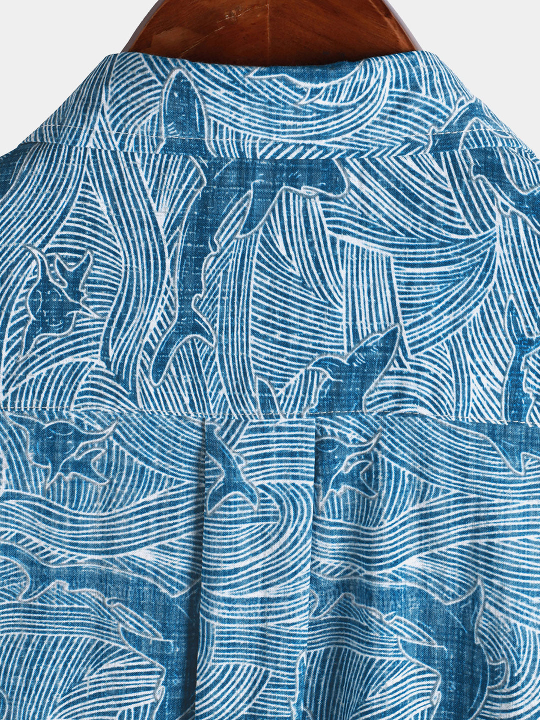Chemise hawaïenne à manches courtes pour homme, motif requin océan, été