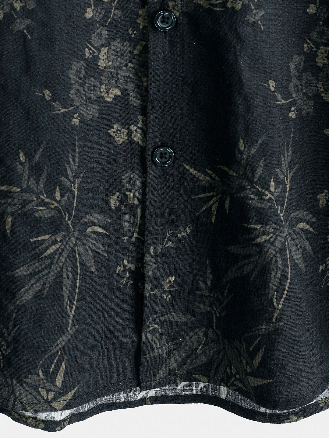 Chemise élégante décontractée à manches courtes avec imprimé floral rétro