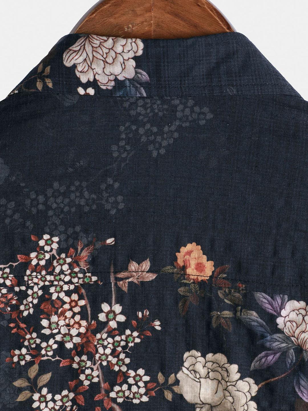 Chemise boutonnée à manches courtes pour homme, motif floral rétro, idéale pour les vacances