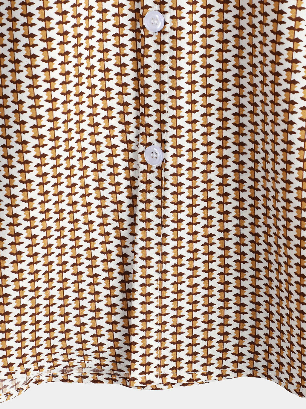 Chemise Homme Casual de Vacances à Manches Courtes Couleur Kaki avec Boutons