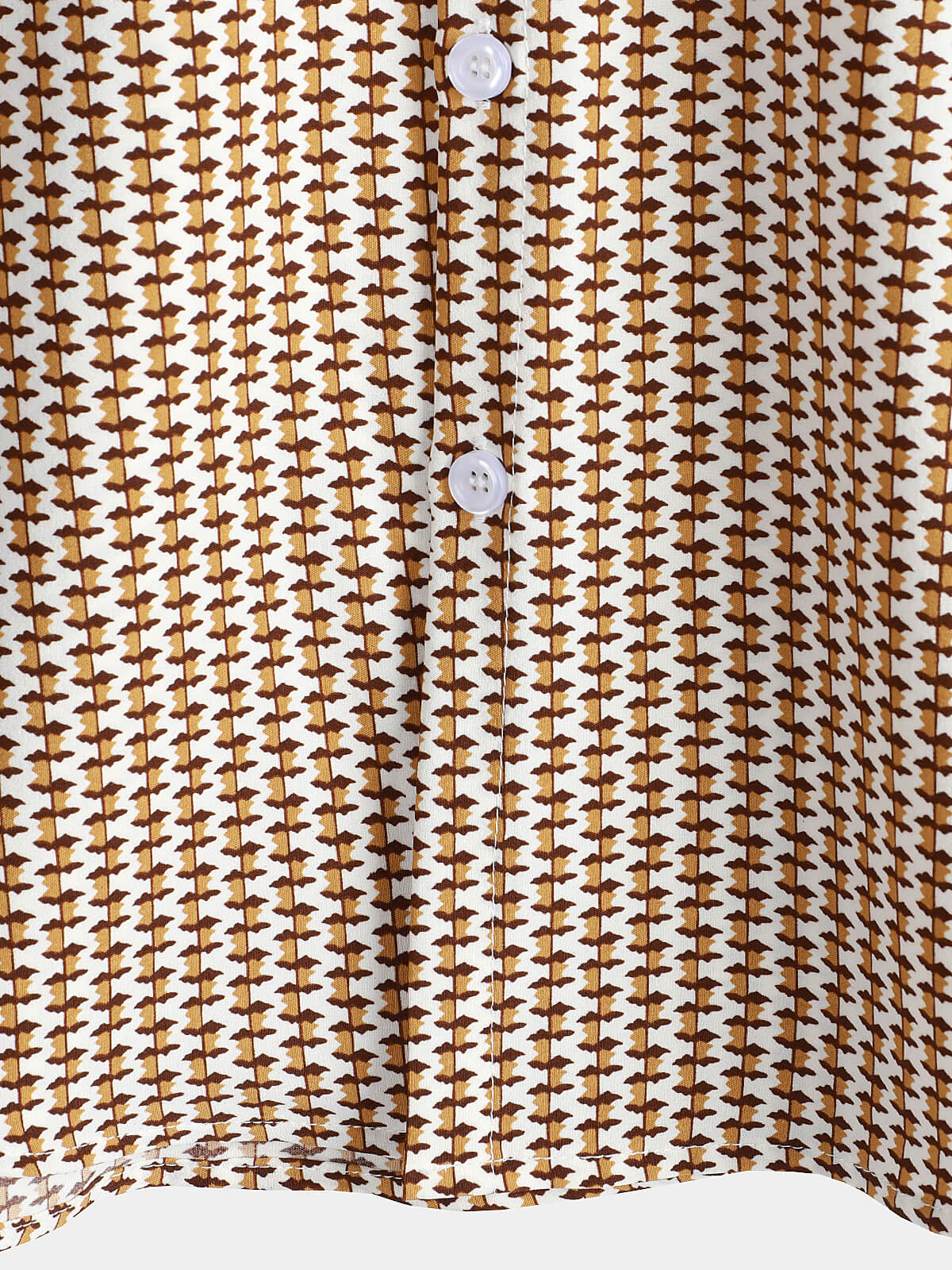 Chemise Homme Casual de Vacances à Manches Courtes Couleur Kaki avec Boutons