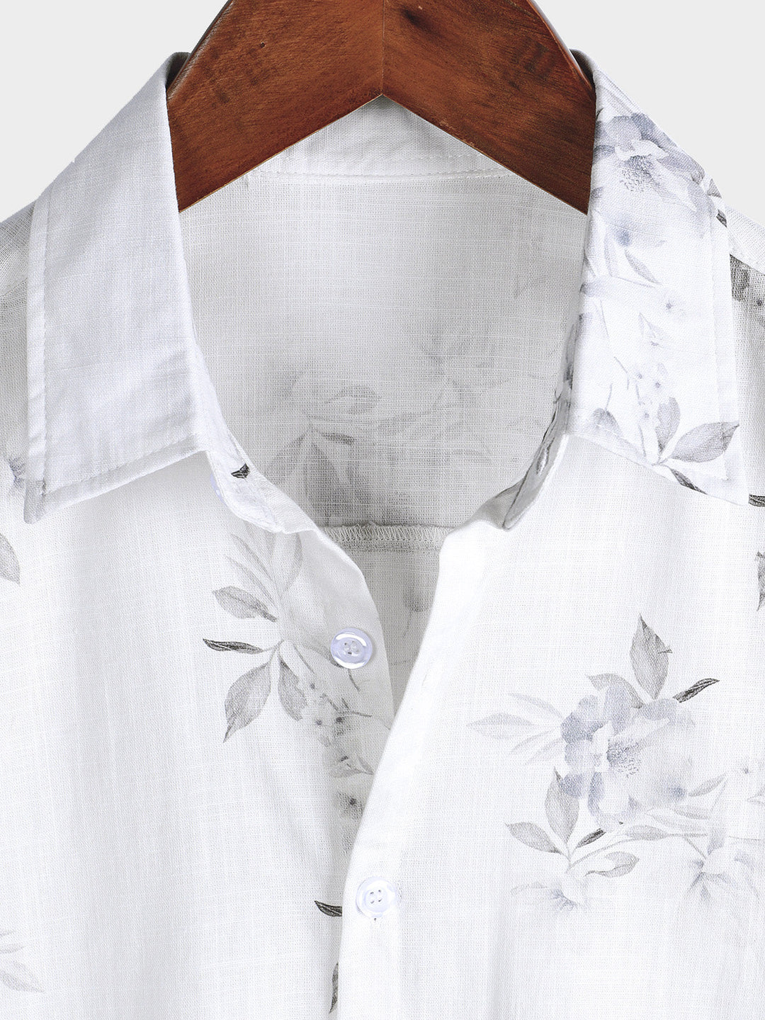Chemise à manches courtes à imprimé floral élégant pour hommes