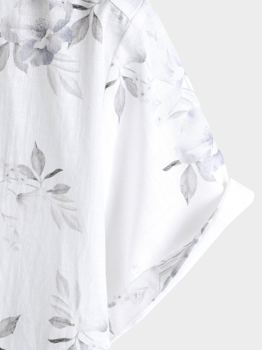 Chemise à manches courtes à imprimé floral élégant pour hommes