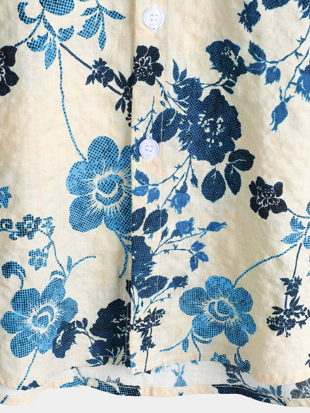 Chemise hawaïenne à manches courtes et poche pour homme, imprimé floral