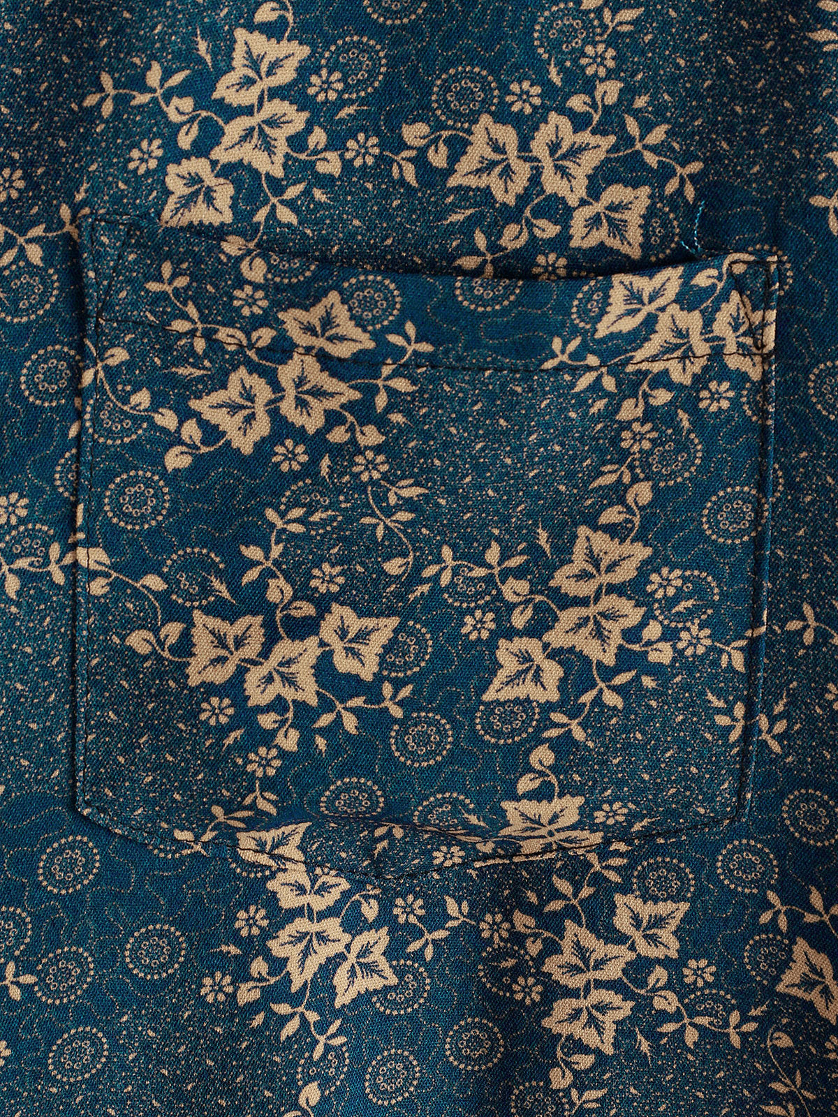 Chemise d'été à imprimé rétro pour homme avec poche